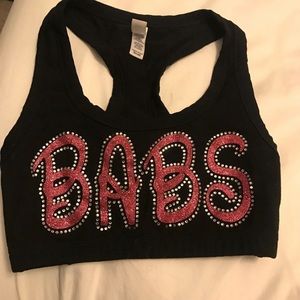 Cheer athletics sports bra